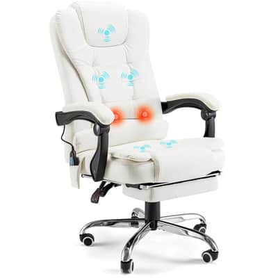 Ergonomic Studio Producer Chair with Heat & Massage – Reclining High Back Recording Desk Seat for Mixing & Long Sessions image 2