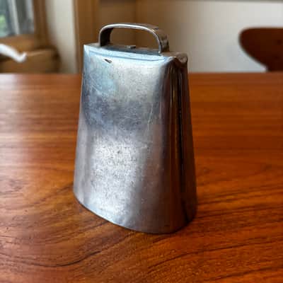 Vintage 1900s 4.25" Steel Cowbell Unmarked - See Video! image 1