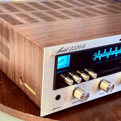 🎶✨ Marantz 2220B Vintage Stereo Receiver — Serviced/Cleaned, LED Dial Lighting, Excellent Faceplate image 4