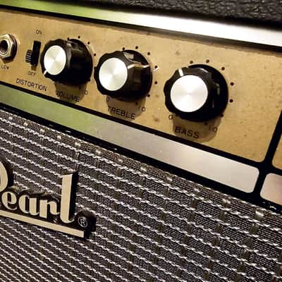 Pearl SS-101 100W Solid State Guitar Combo Amp 1970s w/ Original Aluminum Case image 2