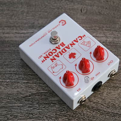 NEW! Caroline Guitar Company Hawaiian Pizza Fuzz – Canadian Bacon Edition image 3