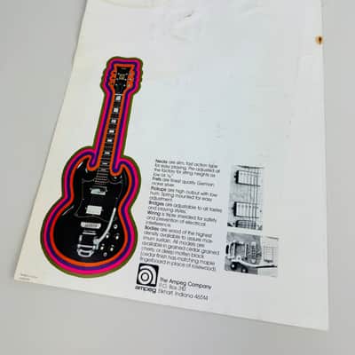 Ampeg Electric Guitars Brochure 1969 image 2