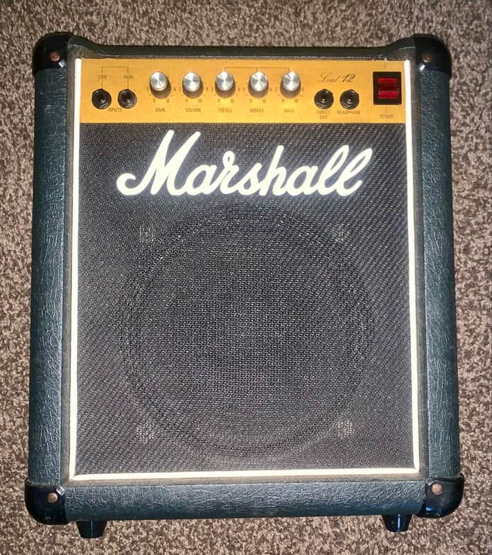 Vintage 1980’s Marshall Model   5005 Lead 12 master Volume 1x10  Combo guitar amp made in England Black image 1