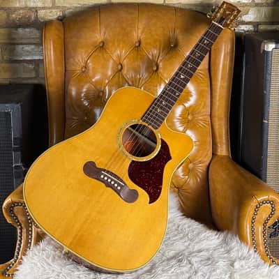1998 Gibson CL35 Deluxe Vintage Natural Made In USA Acoustic Electric Guitar W/ Original Hardshell Case! image 1