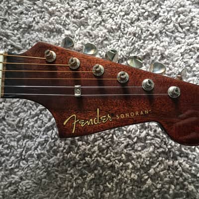 Fender Sonoran S Nat California Series Natural Dreadnought Acoustic Guitar image 6