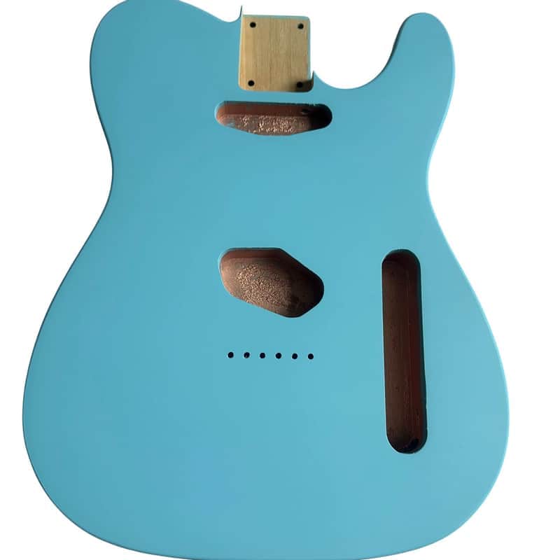 Turquoise Blue Guitar Telecaster Tele Style Alder Body image 1