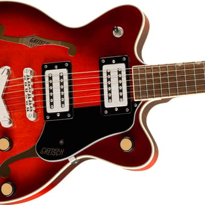 Gretsch G2655 Streamliner Center Block Jr. Double-Cut with V-Stoptail Claret Burst image 6
