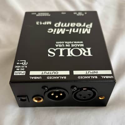 Rolls MP13 Mini Microphone Preamp 2010s - Black image 3
