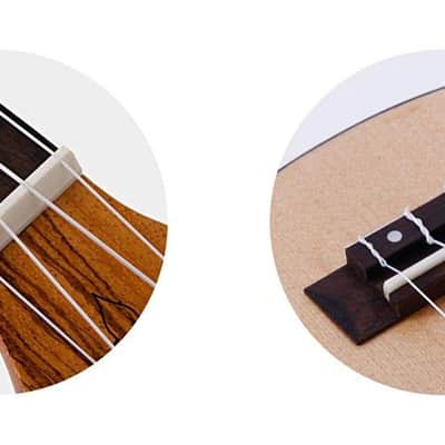 Kremona Flight Series DUS-320 Soprano Size Zebrawood and Spruce Ukulele w/Bag image 6