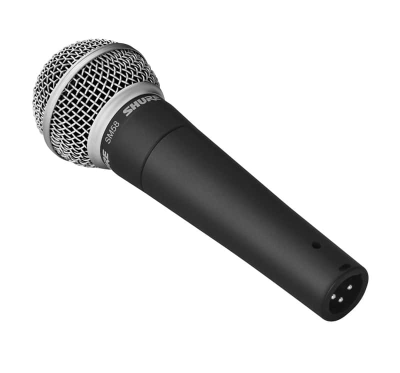 Shure SM58 Handheld Cardioid Dynamic Microphone 1984 - Present - Black image 1