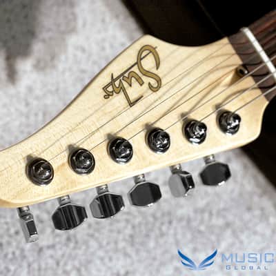 Suhr Dealer Select Limited Run Standard Mahogany HSS FMT-Trans Green w/Pearl PG image 5