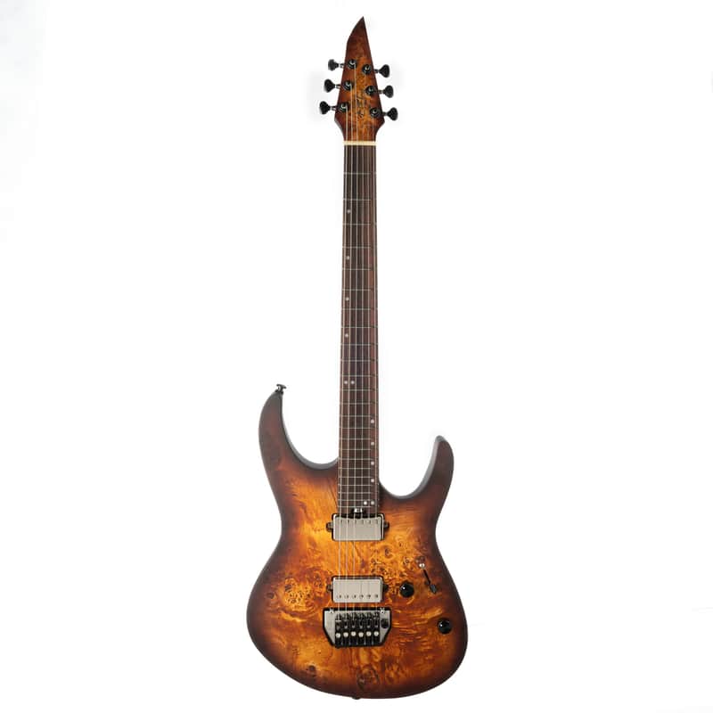 EART EXP-H6-ULTRA, Roasted Bookmatch Mahongay,24 Stainless Steel Frets image 1
