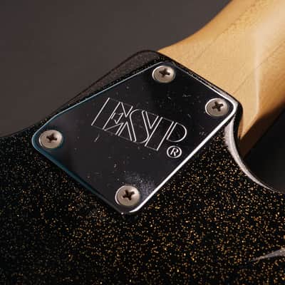Edwards E-MV-125FR Custom Color Order – Japan – Black w/ Gold Sparkle – Excellent image 14
