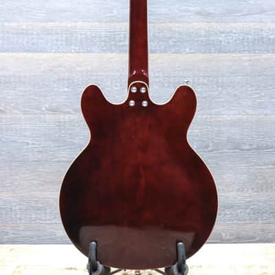 Eastwood Airline H78 Honeyburst Gold Foil Pickups Semi-Hollow El. Guitar w/Case image 3