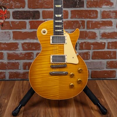 Gibson Custom Shop 1959 Les Paul Standard Reissue Flame Maple Top Lemon Burst VOS 2025 w/OHSC image 1