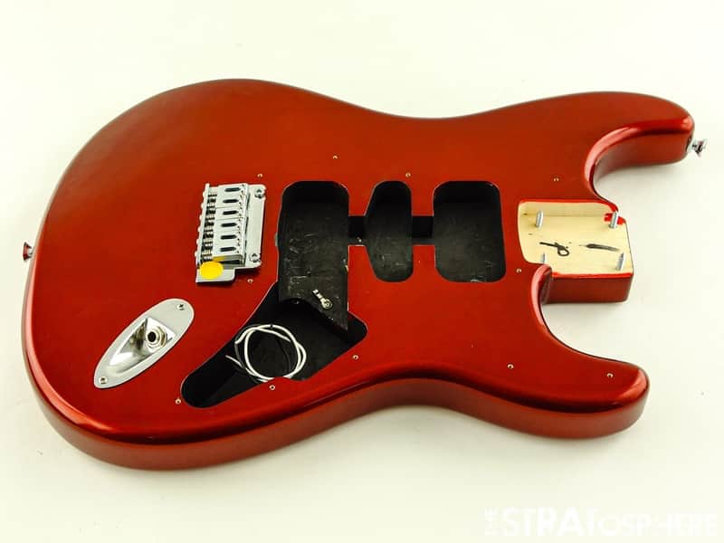 USED Fender MIM Standard Strat BODY & HARDWARE Guitar Candy Cola Red image 1