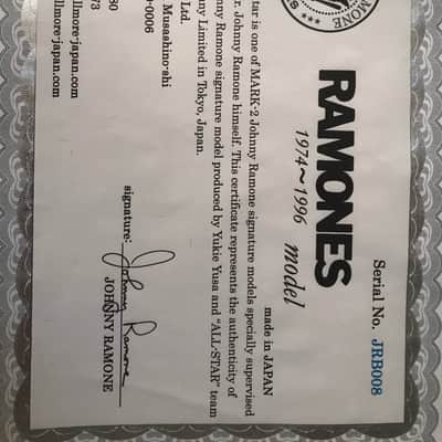 Johnny Ramone Mosrite signature guitar Mark 2 Fillmore Japan Blue image 2
