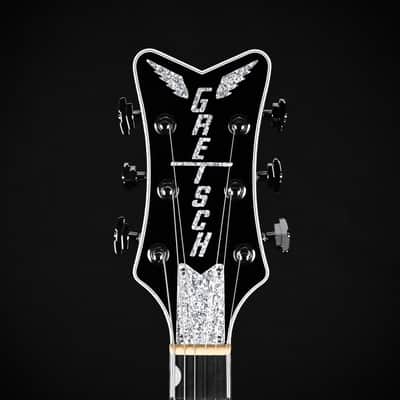 Gretsch Falcon Hollow Body w/ String-Thru Bigsby- Black (JT25113883) image 8