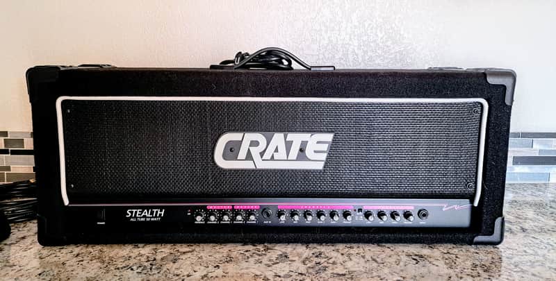Crate Stealth GT-50H all tube head 1990's Black image 1
