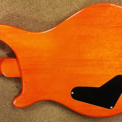 PRS SE Custom 22 Semi-Hollow Electric Guitar, Chambered, Flamed Orange, Dlx Gig Bag image 11