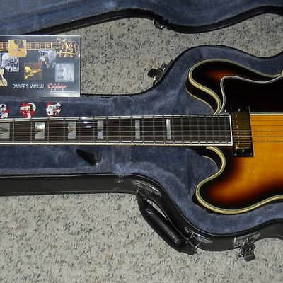 Epiphone Sheraton 1964 Reissue 2000s Vintage Sunburst image 13