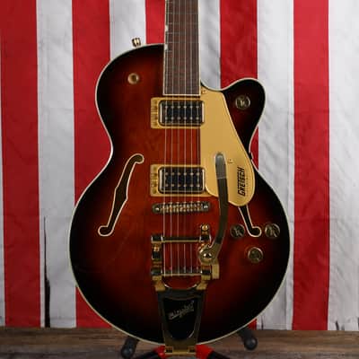 Gretsch G5655TG Electromatic Center Block Jr. Single-Cut with Bigsby - Single Barrel Burst image 1