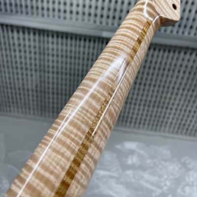 5A Flamed maple S neck - One Piece image 13