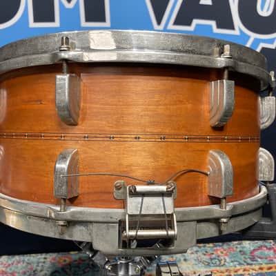 Leedy 6.5x14" Leedy USA Custom Shop / Craviotto Solid Cherry Shell “Relic Series” Snare Drum 2008 #2 of 3!! image 18