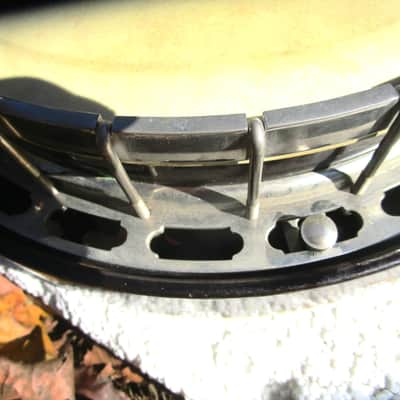 Gibson TB-00 Tenor Banjo, Early 1950's, One Piece Flange, Brass Tone Ring, Hang Tags, Case image 12
