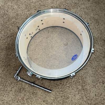 Pearl Export 22x8" gong drum - 1980's - Blue lacquer image 2
