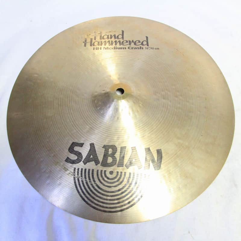 SABIAN HANDHAMMERED 16 Inches MEDIUM CRASH 1186g Sabian Crash (07/08) image 1