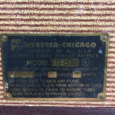 Vintage Webster Chicago WebcorTape Recorder 210-1 with Case & Microphone image 10