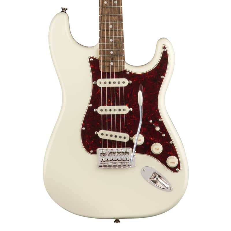 Used Squier Classic Vibe '70s Stratocaster - Olympic White w/ Laurel FB image 1
