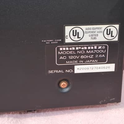 Marantz MA700 Mono Amplifier 8 Ohms THX 200W Made in Japan 4 Available image 7