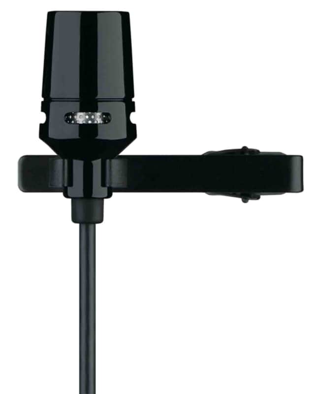 Shure CVL-B/C-TQG Centraverse Lavalier Cardioid Condenser Microphone image 1