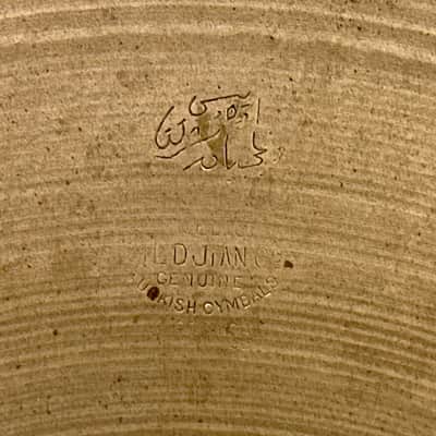 14" Zildjian A 1940s 1st Stamp / 2nd Stamp / Pre-Trans Stamp Small Crash / Hi-Hat Single Cymbal 626g *Video Demo* image 2