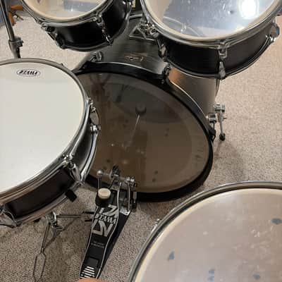 Tama Imperialstar IE52C 5-piece Complete Drum Set with Snare Drum and Meinl Cymbals - Black Oak Wrap 2025 image 4