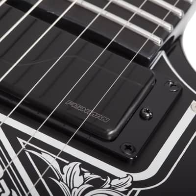 Schecter Avenger FR Przym Palladium Gloss Black image 8