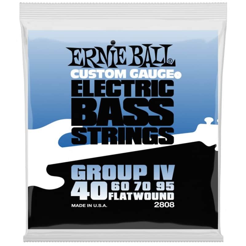 ERNIE BALL 2808 Flatwound Group IV E-Bass Saiten 40-95 image 1