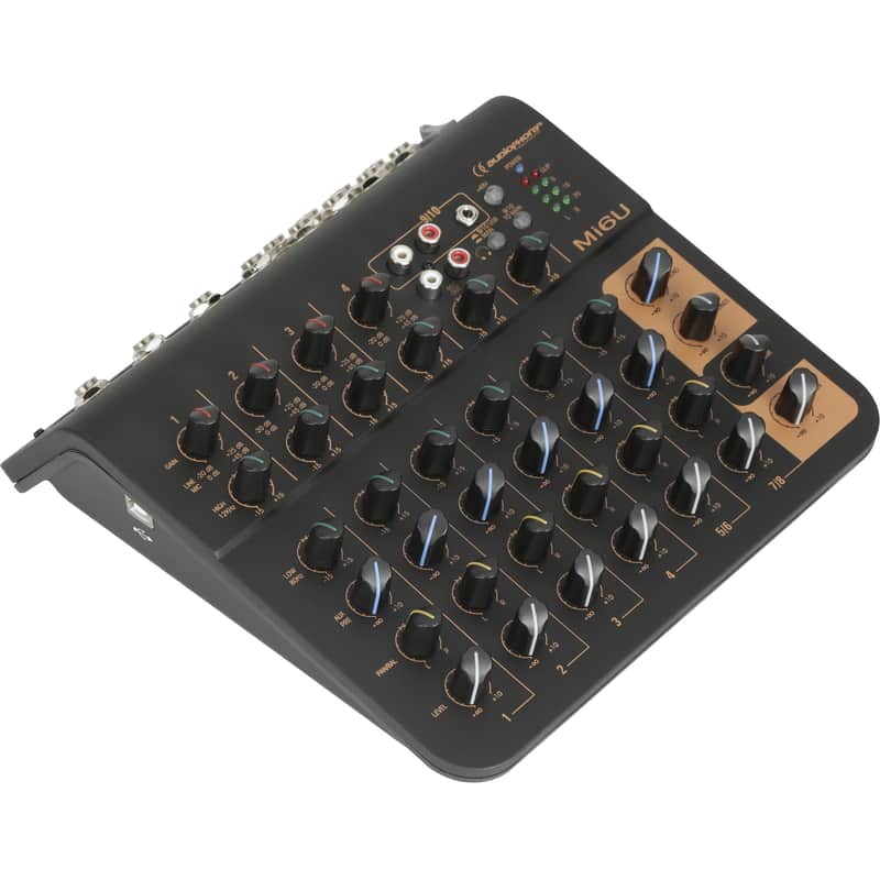 Audiophony Mi6U 6-channel mixer with USB image 1