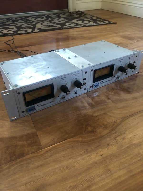Urei LA-4 Compressor Limiter Pair - Silverface image 1