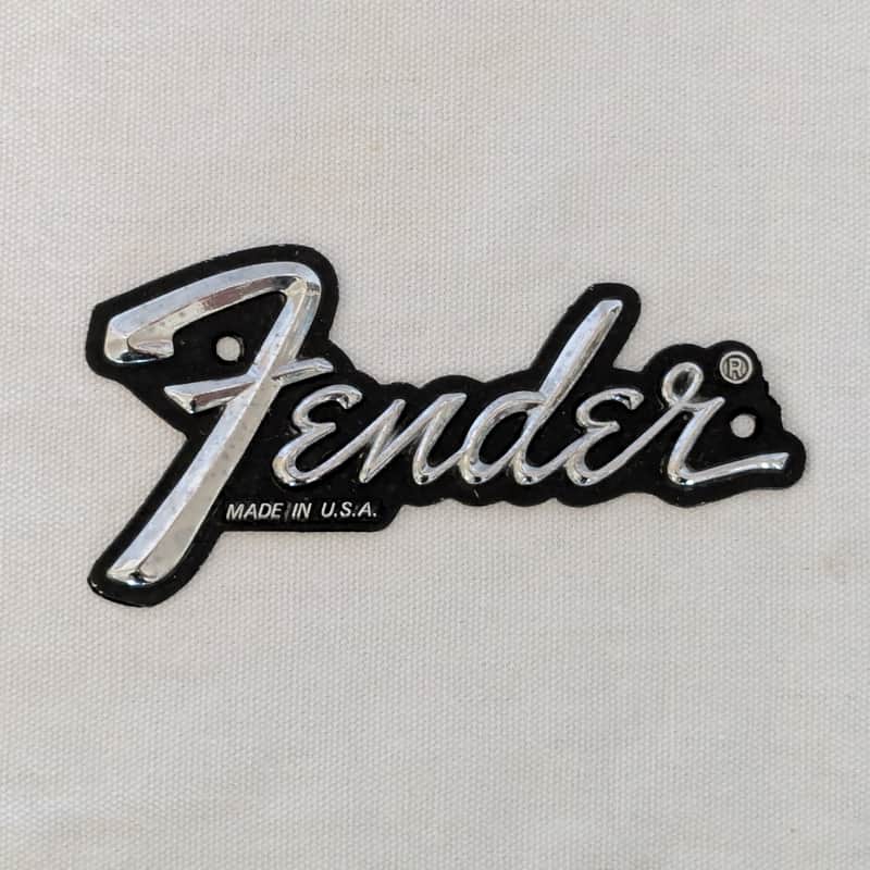 Fender "Made in USA" Amp Logo Badge Vintage 1970's-1980's image 1