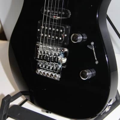 JACKSON DK2 DINKY MIJ  1996 2-Tone Black and w/tan neck image 8
