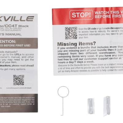 6) Rockville CC4T White 4" Commercial 70v Ceiling Speakers For Restaurant/Cafe image 10