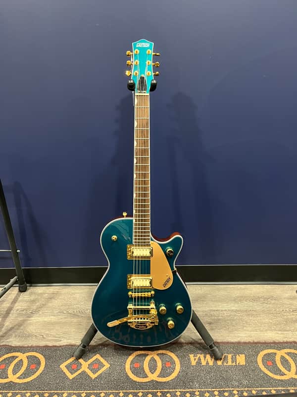 Gretsch Electromatic Pristine LTD Jet Single-Cut with Bigsby 2024 - Present - Petrol image 1