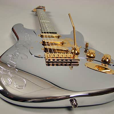 Fender Custom Shop Harley Davidson Stratocaster 1993 Chrome image 11