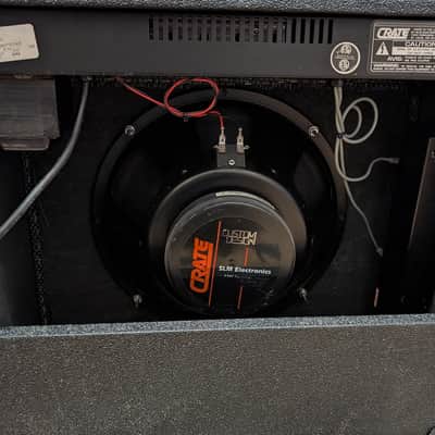 CRATE GX-80 80 Watt Guitar amp MADE IN USA ca 1995, Black Tolex, 2 Ch, 12" Speaker, Spring Reverb, Foot Switch & User Manual - FULLY SERVICED - Works Excellently.  Sounds Amazing. image 7