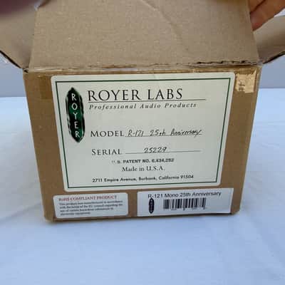 Royer R-121 Ribbon Microphone 25th Anniversary Limited Edition image 4