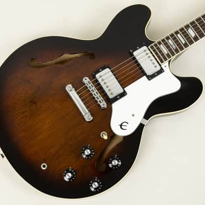 1983 Epiphone Riviera, Antique Sunburst, MIJ - Bonehead Model image 8