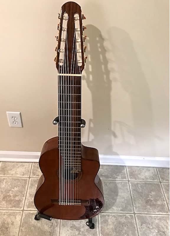 Cathedral 10 string clasical guitar 2013 with midi pickup image 1